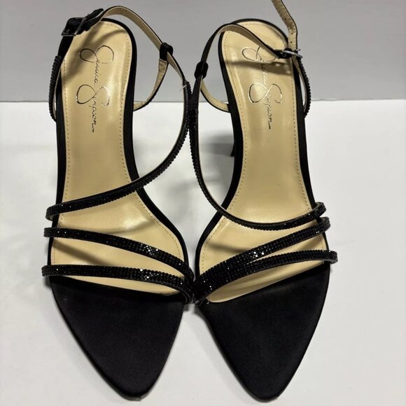 Jessica Simpson Women’s Pyine 2 Black Ankle Strap, Size 10 M - Picture 3 of 6